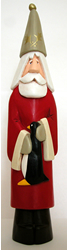 Santa with penguin #724